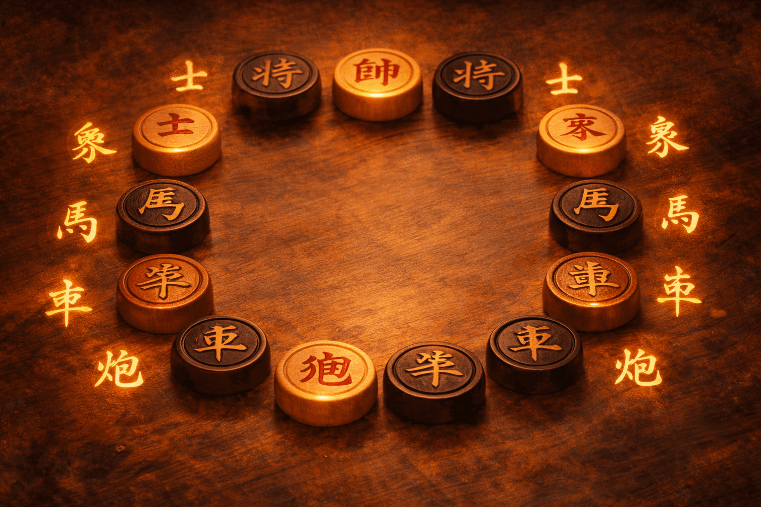 Les pièces du Xiangqi : guide complet des rôles, mouvements et valeurs