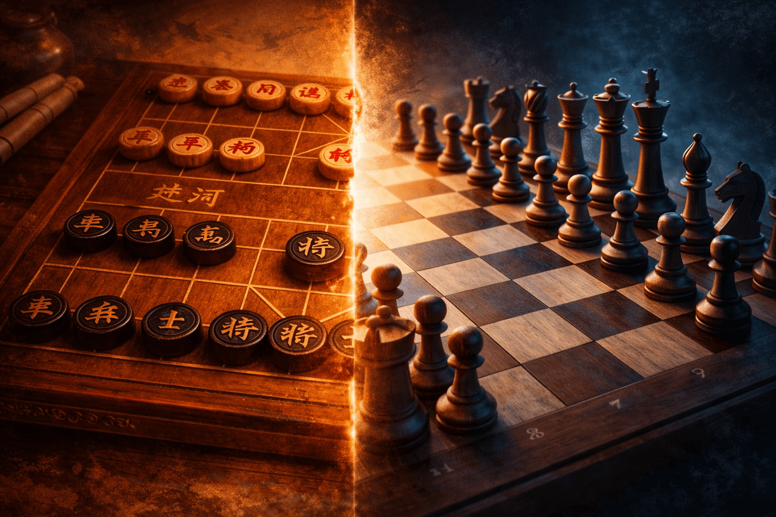 Xiangqi vs Xadrez: diferenças e semelhanças